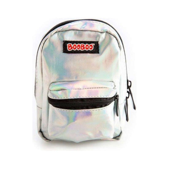Iridescent Silver BooBoo Backpack Mini
