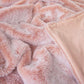 J Elliot Home Archie Soft Pink Faux Fur Throw Rug 130 x 160cm - Magdasmall