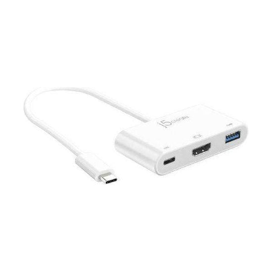 J5create JCA379 USB-C TYPE-C to HDMI &amp USB 3.0 WITH POWER DELIVERY Adaptor Hub