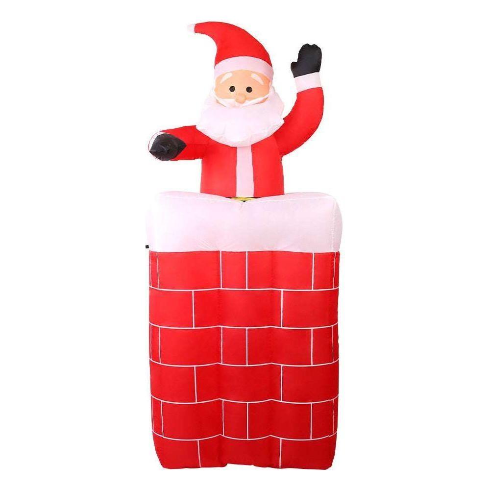 Jingle Jollys Christmas Inflatable Pop Up Santa 1.8M OutdoorDecorations Lights - Magdasmall