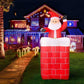 Jingle Jollys Christmas Inflatable Pop Up Santa 1.8M OutdoorDecorations Lights - Magdasmall