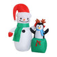 Jingle Jollys Christmas Inflatable Snowman 1.8M Lights LED Outdoor Decorations - Magdasmall