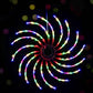 Jingle Jollys Christmas Lights 128 LED 50cm Fairy Light Spin Decorations - Magdasmall