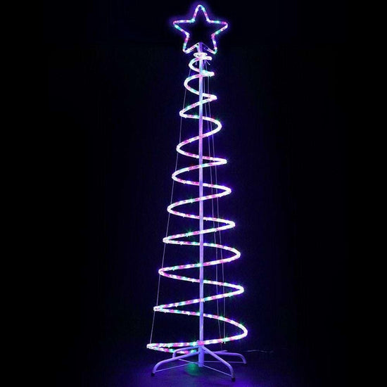 Jingle Jollys Christmas Lights 188cm Tree 288 LED Fairy Light Decorations - Magdasmall