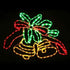 Jingle Jollys Christmas Lights 216 LED 76cm Fairy Light Bells Decorations - Magdasmall