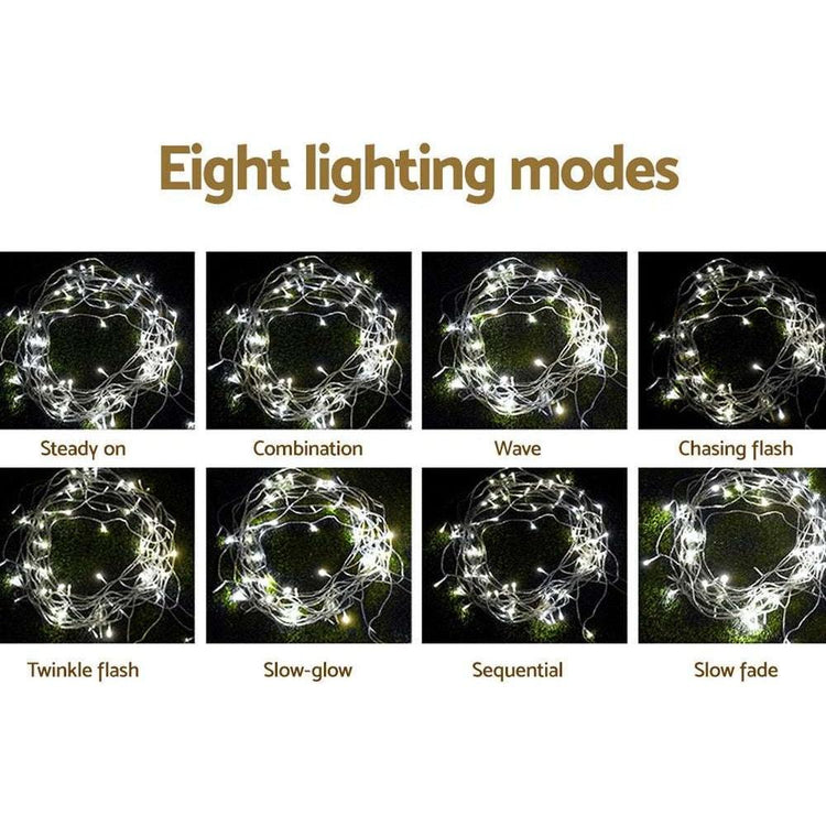 Jingle Jollys Christmas Lights 6Mx3M 600 LED Curtain Light Decorations Cool - Magdasmall