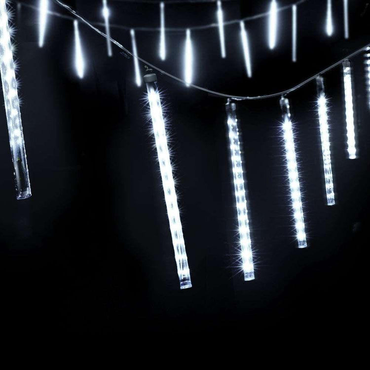 Jingle Jollys Christmas Lights 960 LED 12M Shower Light Icicle Falling Metor - Magdasmall