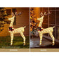 Jingle Jollys Christmas Lights LED Light Motif Reindeer Outdoor Decoration 3D - Magdasmall