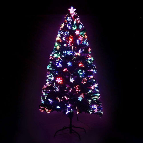 Jingle Jollys Christmas Tree 1.2M LED Xmas trees with Lights Multi Colour - Magdasmall