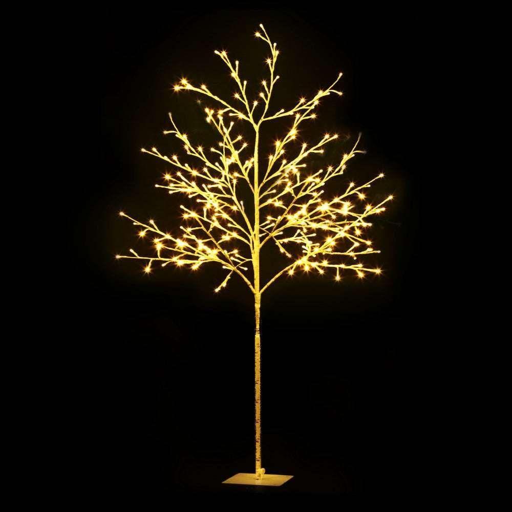 Jingle Jollys Christmas Tree 1.5M 304 LED Trees With Lights Warm White