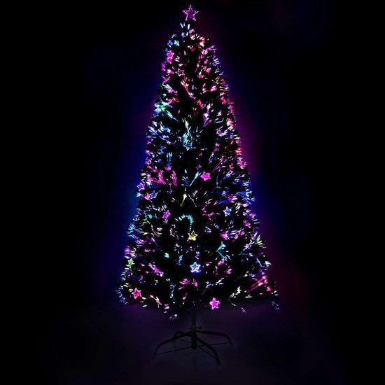 Jingle Jollys Christmas Tree 1.8M LED Xmas trees with Lights Multi Colour