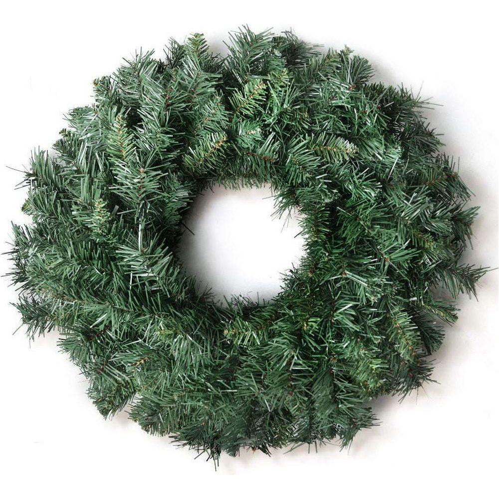 Jingle Jollys Christmas Wreath 60cm Xmas Tree Decoration Green