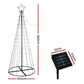 Jingle Jollys Solar Power Christmas Tree 3.6M 400 LED Xmas Trees 8 Light Modes