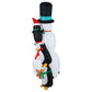 Jingle JollysChristmas Inflatable Snowman 2.4M Xmas Lights Outdoor Decorations