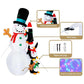 Jingle JollysChristmas Inflatable Snowman 2.4M Xmas Lights Outdoor Decorations