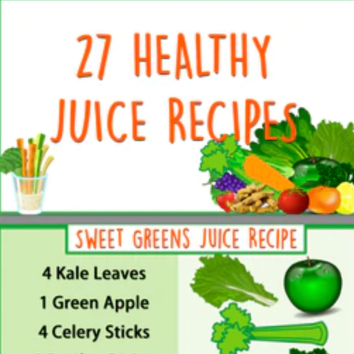 Juice It Up: Nutritious Recipes for Vibrant Health and Vitality - Recipe Cards - PDF, Digital Download - eBook