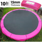 Kahuna 10ft Trampoline Replacement Pad Round - Pink