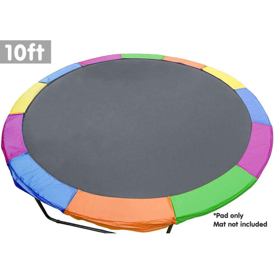 Kahuna 10ft Trampoline Replacement Pad Round - Rainbow