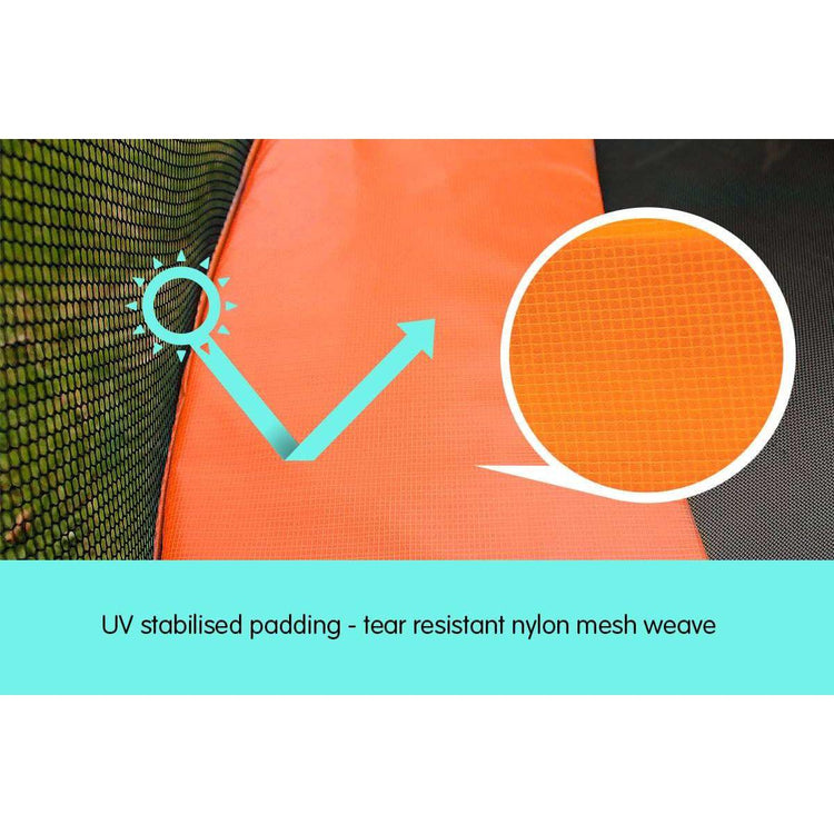 Kahuna 16ft Trampoline Replacement Pad Round - Orange