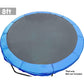 Kahuna 8ft Replacement Reinforced Outdoor Round Trampoline Safety Spring Pad Cover (8 Feet)