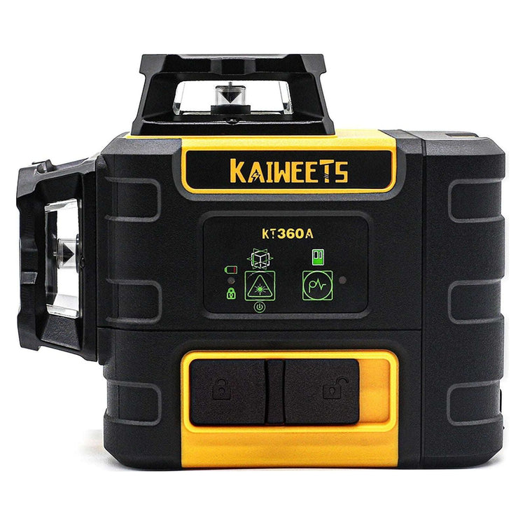 KAIWEETS KT360A Green Laser Level 3 X 360&deg; Rotary Self Leveling with 1 Rechargeable Battery