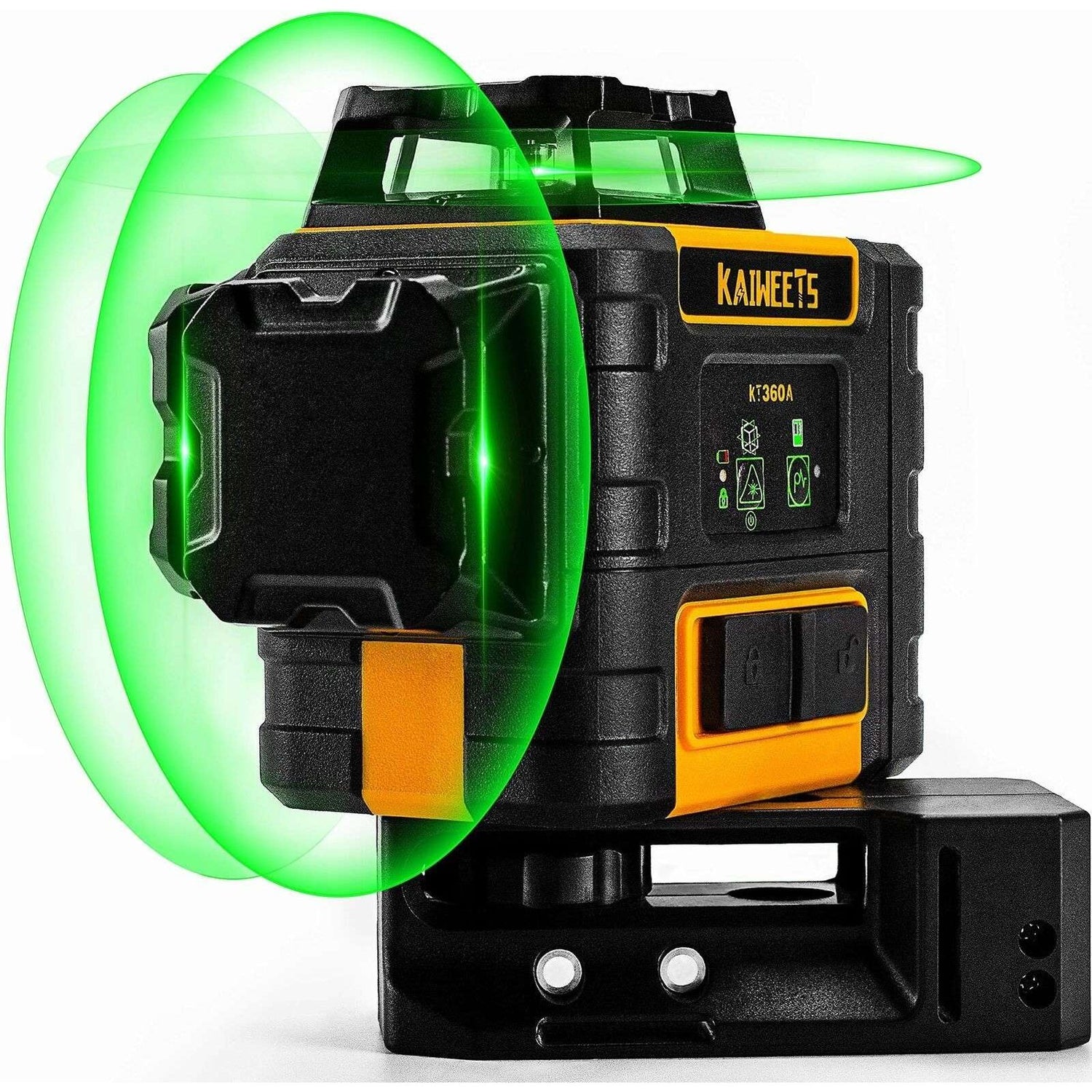 KAIWEETS KT360A Green Laser Level 3 X 360&deg; Rotary Self Leveling with 1 Rechargeable Battery
