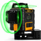 KAIWEETS KT360A Green Laser Level 3 X 360&deg; Rotary Self Leveling with 1 Rechargeable Battery