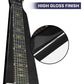 Karrera 29in 6-String Lap Steel Hawaiian Guitar - Black