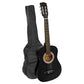 Karrera 34in Acoustic Children Wooden Guitar - Black