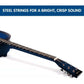 Karrera 38in Pro Cutaway Acoustic Guitar with Bag Strings - Blue Burst