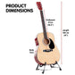 Karrera 41in Acoustic Wooden Guitar with Bag - Natural