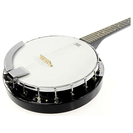 Karrera 5 String Resonator Banjo - Black