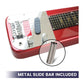 Karrera 6-String Steel Lap Guitar - Metallic Red