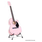 Karrera Acoustic Cutaway 40in Guitar - Pink