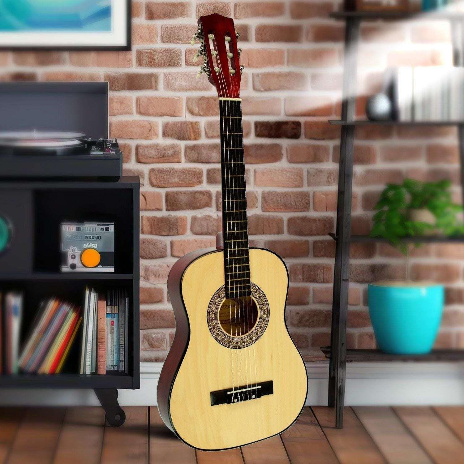 Karrera Childrens Guitar  Wooden 34in Acoustic - Natural