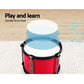 Keezi Kids 7 Drum Set Junior Drums Kit Musical Play Toys Childrens Mini Big Band