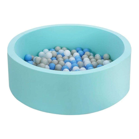 Keezi Kids Ball Pit 90x30cm Ocean Foam Play Pool Barrier Toys Children Blue