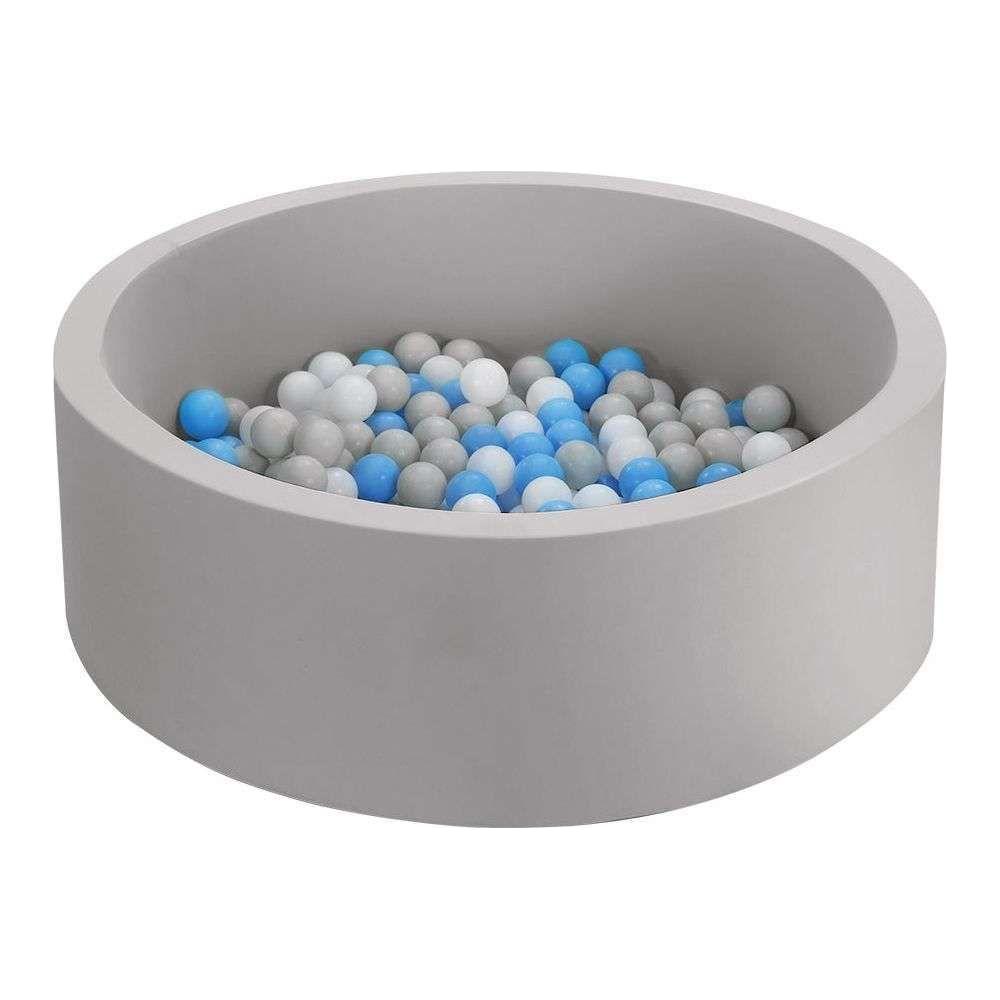 Keezi Kids Ball Pit 90x30cm Ocean Foam Play Pool Barrier Toys Children Grey