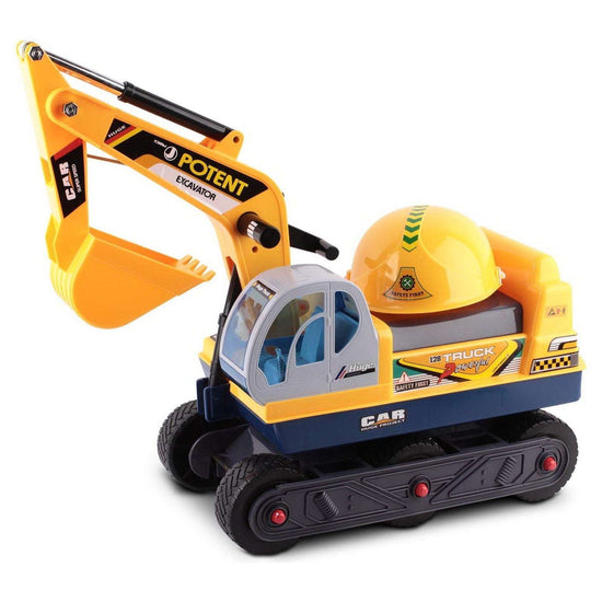 Keezi Kids Ride On Excavator - Yellow - Magdasmall