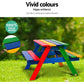 Keezi Kids Wooden Picnic Table Set with Umbrella