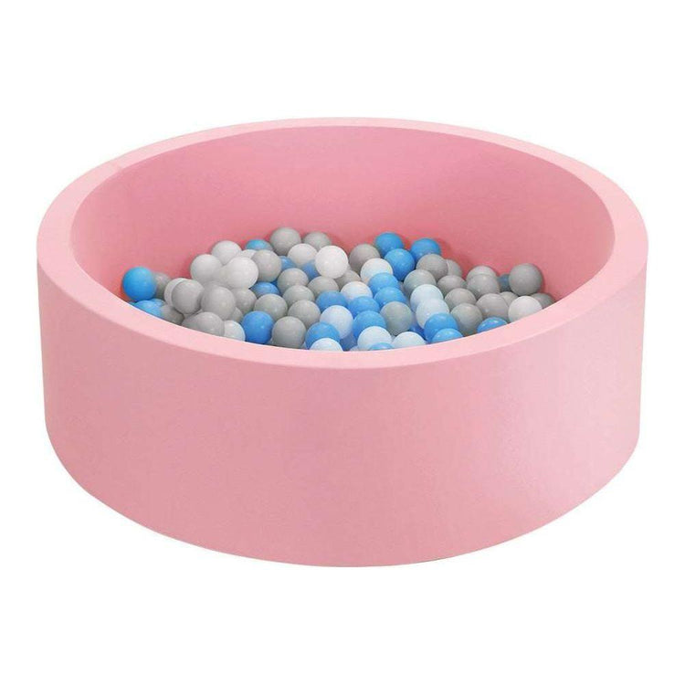 Keezi Ocean Foam Ball Pit with Balls Kids Play Pool Barrier Toys 90x30cm Pink - Magdasmall