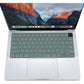 Keyboard Cover Skin For MacBook Air Pro 13 13.6 14 15.3 16 A2442 A2779 A2485 A2780 A2681 A2941 M1 M2 2021 to 2023 Dgreen