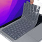 Keyboard Cover Skin For MacBook Air Pro 13 13.6 14 15.3 16 A2442 A2779 A2485 A2780 A2681 A2941 M1 M2 2021 to 2023 Grey