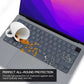 Keyboard Cover Skin For MacBook Air Pro 13 13.6 14 15.3 16 A2442 A2779 A2485 A2780 A2681 A2941 M1 M2 2021 to 2023 Grey