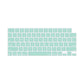 Keyboard Cover Skin For MacBook Air Pro 13 13.6 14 15.3 16 A2442 A2779 A2485 A2780 A2681 A2941 M1 M2 2021 to 2023 Mint Green