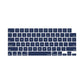 Keyboard Cover Skin For MacBook Air Pro 13 13.6 14 15.3 16 A2442 A2779 A2485 A2780 A2681 A2941 M1 M2 2021 to 2023 Navy Blue