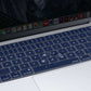 Keyboard Cover Skin For MacBook Air Pro 13 13.6 14 15.3 16 A2442 A2779 A2485 A2780 A2681 A2941 M1 M2 2021 to 2023 Navy Blue