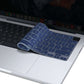 Keyboard Cover Skin For MacBook Air Pro 13 13.6 14 15.3 16 A2442 A2779 A2485 A2780 A2681 A2941 M1 M2 2021 to 2023 Navy Blue