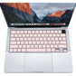 Keyboard Cover Skin For MacBook Air Pro 13 13.6 14 15.3 16 A2442 A2779 A2485 A2780 A2681 A2941 M1 M2 2021 to 2023 Pink