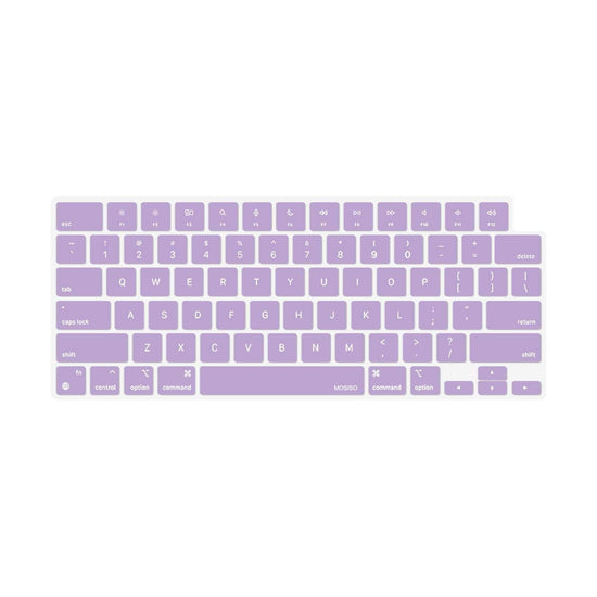 Keyboard Cover Skin For MacBook Air Pro 13 13.6 14 15.3 16 A2442 A2779 A2485 A2780 A2681 A2941 M1 M2 2021 to 2023 purple